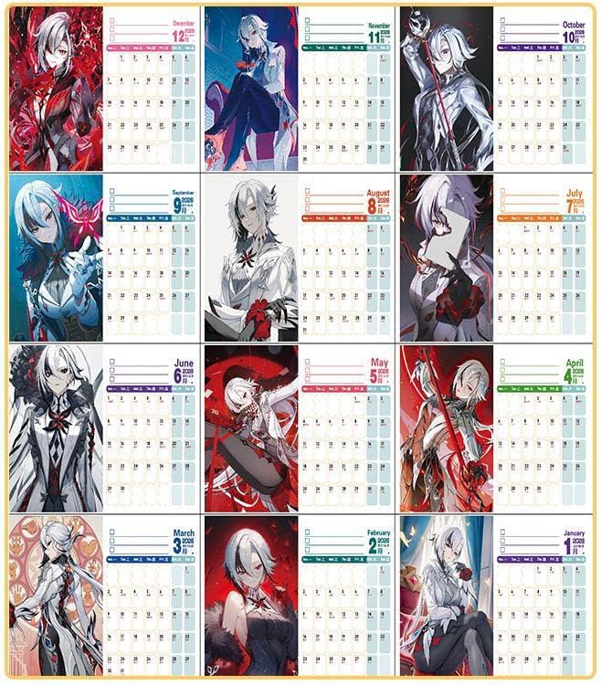 2026-2027 Genshin Adventskalender Arlecchino Biennale Tischkalender Kalender, Arlecchino Kalender 20