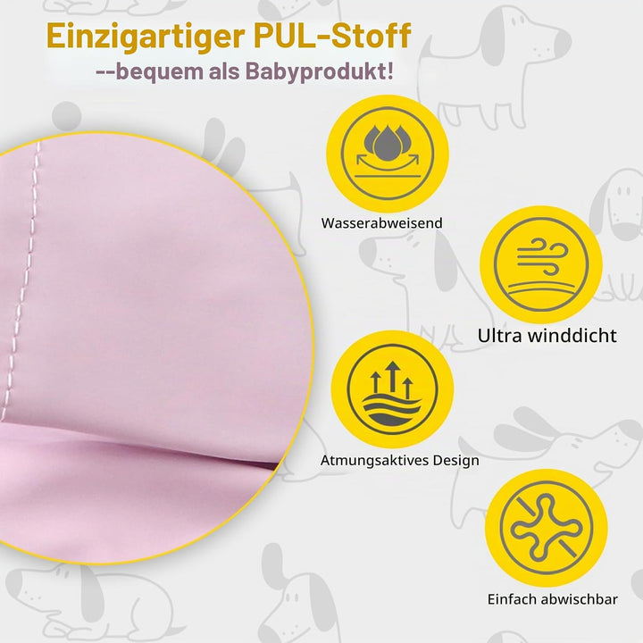 Hund Regenmantel Atmungsaktive Leichte Haustier Regen Jacke wasserdichte Hundekleidung mit Sicherhei