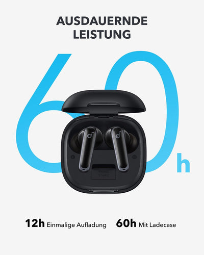 soundcore P40i by Anker, Wireless Earbuds mit Noise Cancelling, Adaptive Geräuschunterdrückung, Bass