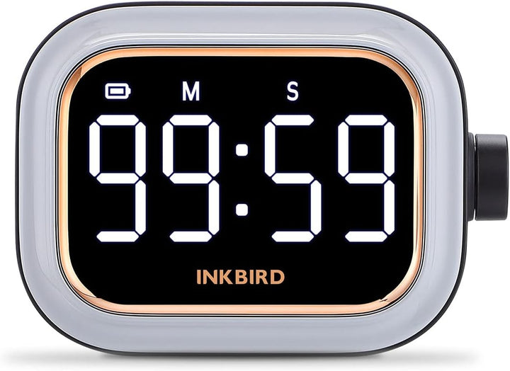 Inkbird Digital Timer, IDT-02 Magnetischer Küchentimer, Eieruhr mit Einem Grossen Beleuchtetem Displ