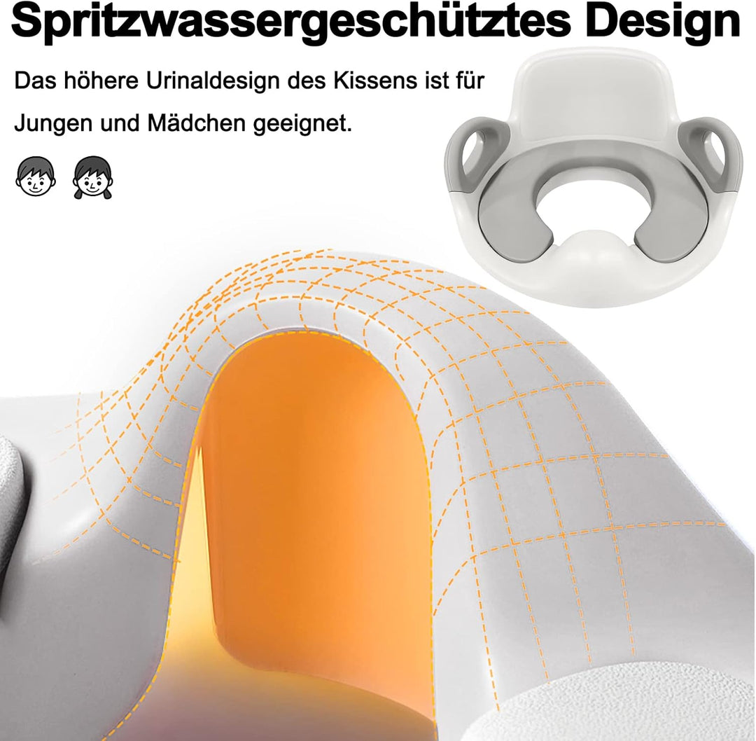Kinder Toilettensitz WC Aufsatz Toilettentrainer Sitze für 12 Monate bis 7 Jahre Baby Sitz Anti-Ruts