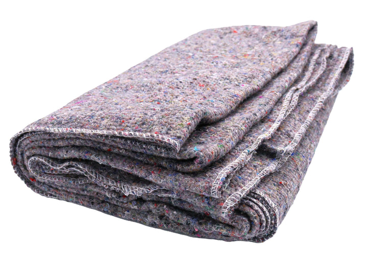 Umzugsdecken Möbelpackdecken Lagerdecken Packdecken, 150 x 200 cm, 330-350 g/m², Grau, 2-seitig gesä