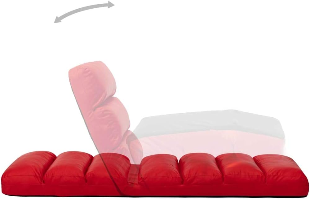 vidaXL Bodenstuhl Faltbar Schlafsessel Sessel Sofastuhl Lounge Bodensessel Liege Bodenkissen Sitzkis