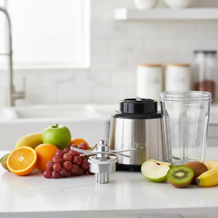 Ersatzteil für Mixer-Nassklingeneinheit, Edelstahlklinge Kompatibel mit 64-oz- und 32-oz-Behältern d