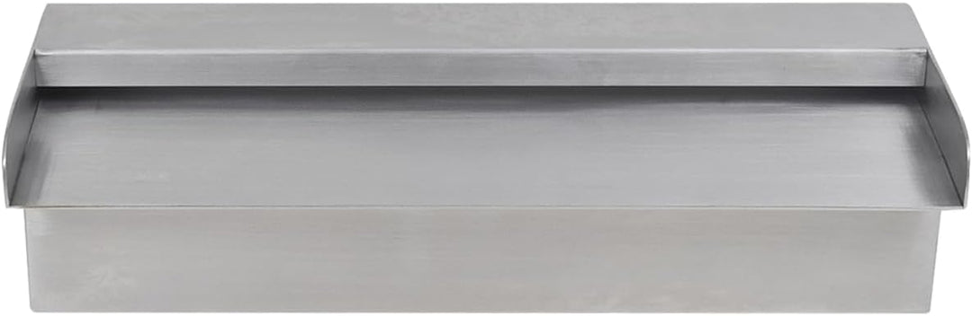 vidaXL Edelstahl Wasserfall 30cm Wasserauslauf Waterfall Wasserspiel Kaskade ohne LED/30 cm
