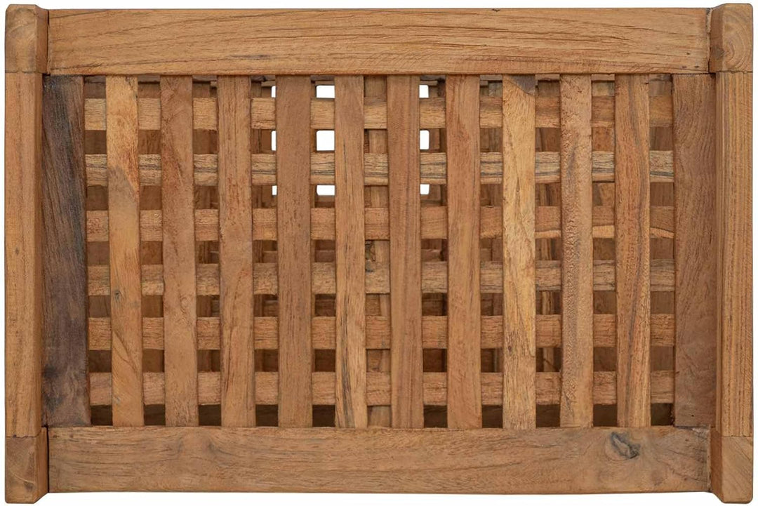 vidaXL Badregal Natur 45 x 30 x 71 cm Massivholz Teak,