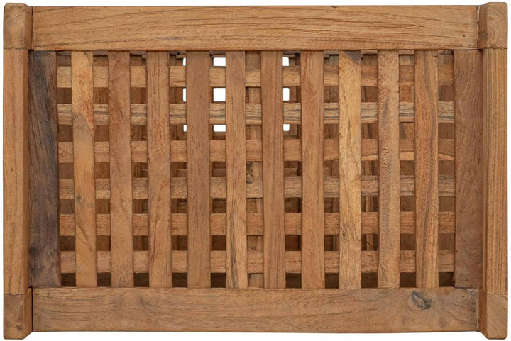vidaXL Badregal Natur 45 x 30 x 71 cm Massivholz Teak,