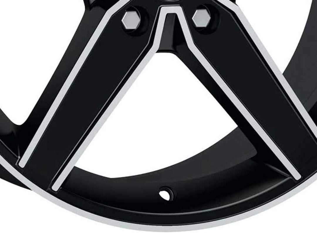 AUTEC Delano Schwarz matt poliert 8,5x20 ET42 5.00x112.00 Hub Bore 70.00 mm - Alu felgen