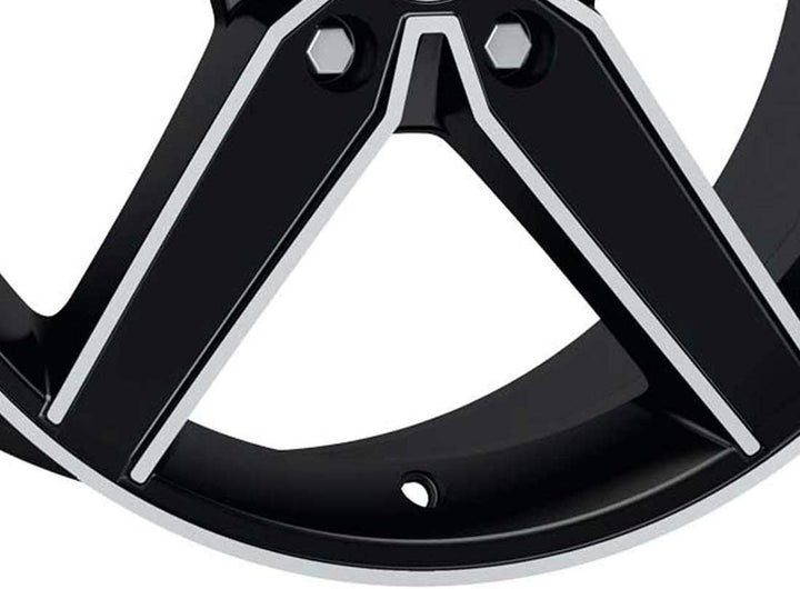 AUTEC Delano Schwarz matt poliert 8,5x20 ET42 5.00x112.00 Hub Bore 70.00 mm - Alu felgen