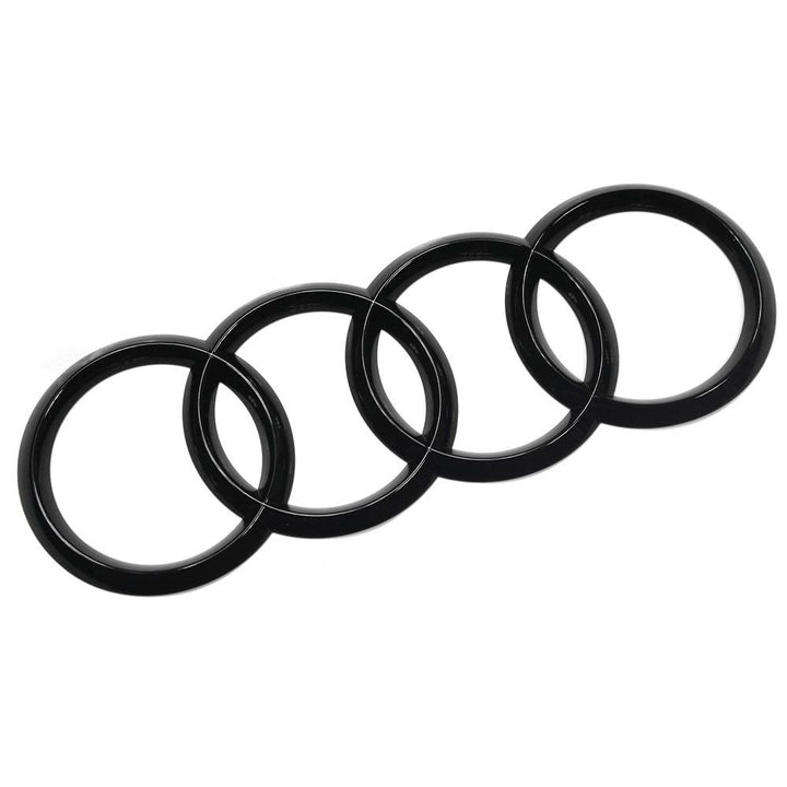 Audi 83A071802 Zeichen Heckklappe Ringe Black Edition Emblem Blackline Logo Schwarz