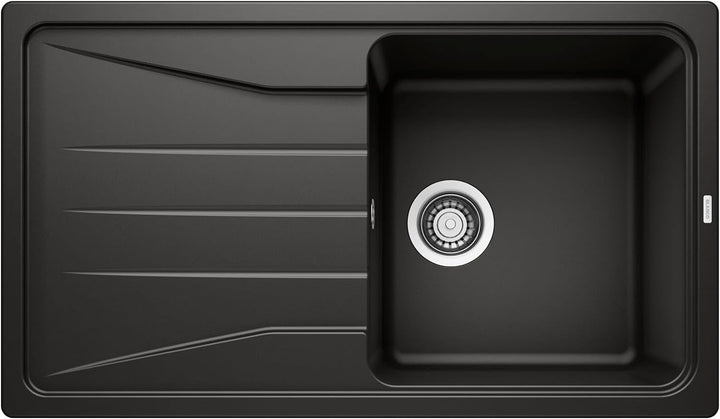 BLANCO SONA 5 S | SILGRANIT schwarz | Einbauart: Einbau von Oben | reversibel | ohne Ablauffernbedie