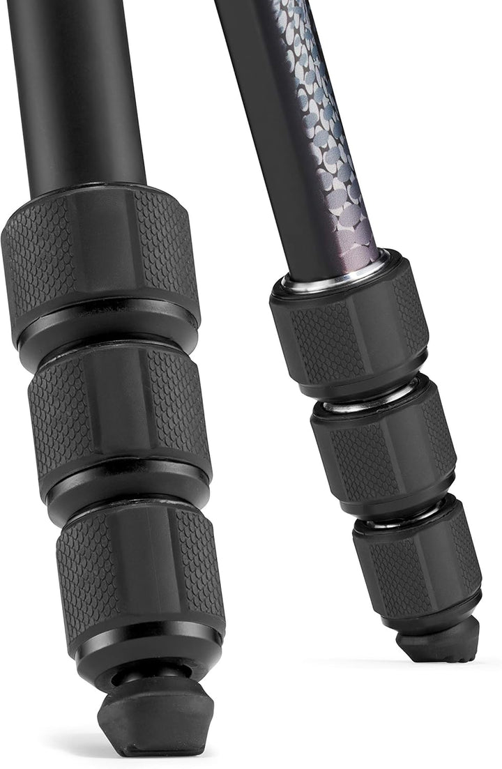 Manfrotto Element MII Kamerastativ, Aluminium Reisestativ mit Kugelkopf und Tragetasche, für DSLR, C