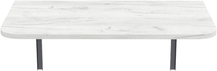 AKKE Klapptisch Wandklapptisch Esstisch - Klappbar Faltbar Platzsparend - Abgerundete Ecken - 120cm