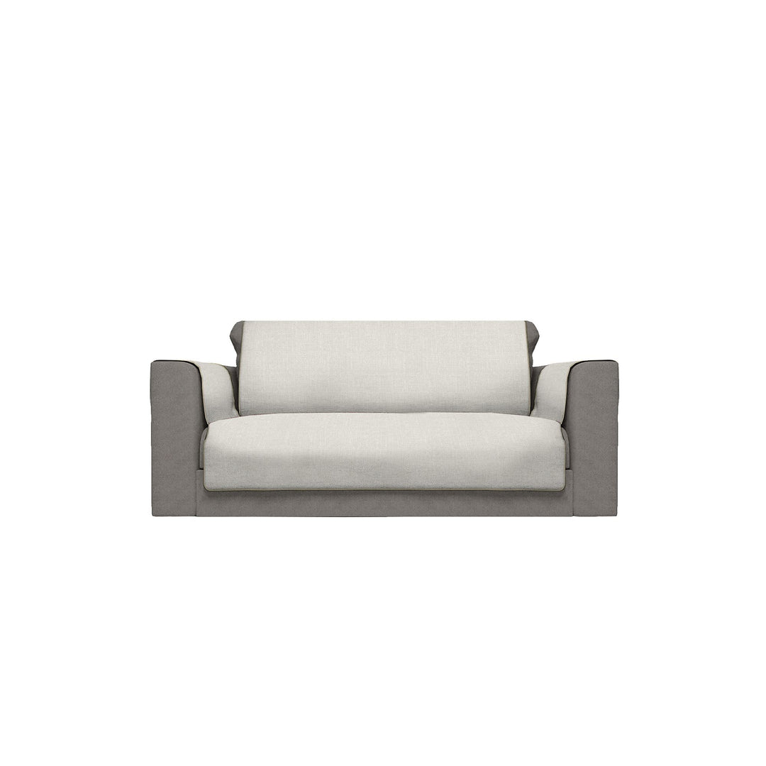 Italian Bed Linen CD-COMFORT-PANNA-2PMX Komfort-Antigleiten-Sofa-Decke,2 Plätze Maxy, Creme 2 Plätze