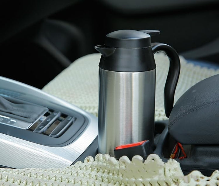 750ml Auto Wasserkocher 12V Reisewasserkocher Edelstahl, Elektrischer Wasserkocher für Heisswasser K