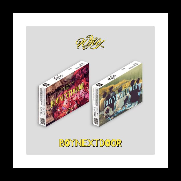 BOYNEXTDOOR WHY.. 1st EP Album CD+Folding poster on pack+Photo+Postcard+Photocard+Sticker+Tracking S