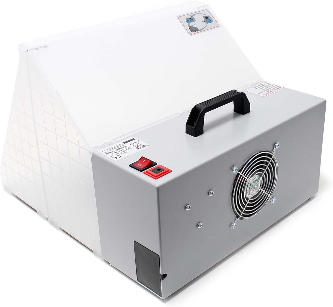 Airbrush Zubehör Doppel Absauganlage 8m³ / min Filter Farbnebel Sprühnebel