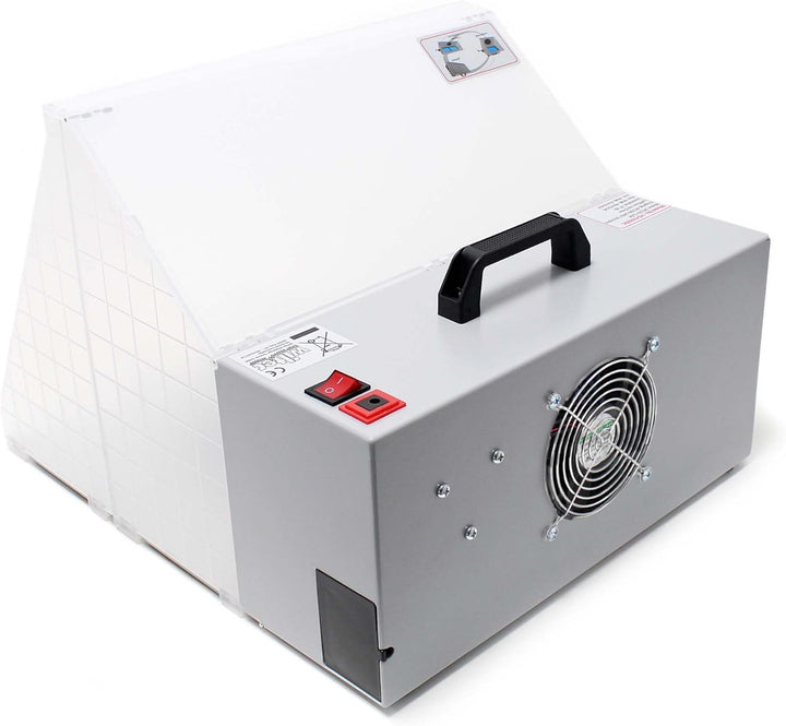 Airbrush Zubehör Doppel Absauganlage 8m³ / min Filter Farbnebel Sprühnebel