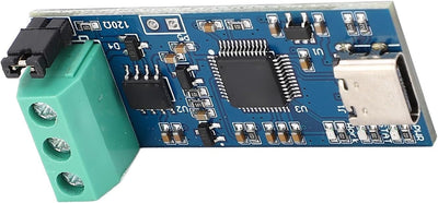 Walfront USB-zu-CAN-Modul, CAN-Bus-Konverter-Adapter, Typ-C-Netzteil für CAN2.0A CAN2.0B CANFD-Busan