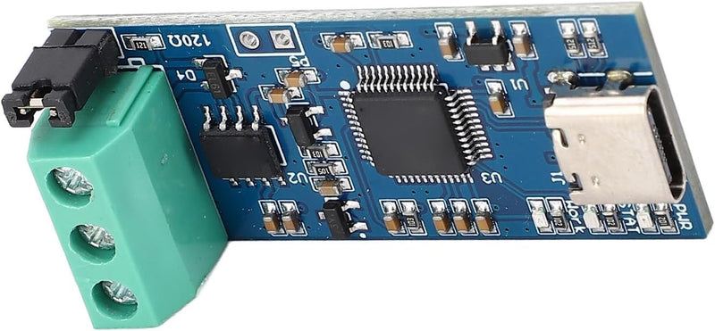 Walfront USB-zu-CAN-Modul, CAN-Bus-Konverter-Adapter, Typ-C-Netzteil für CAN2.0A CAN2.0B CANFD-Busan