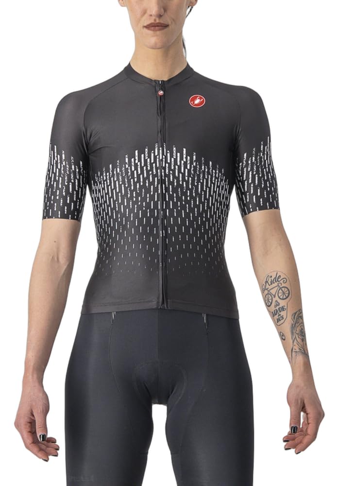 CASTELLI Damen Aero Pro W Jersey T-Shirt L Helles Schwarz, L Helles Schwarz