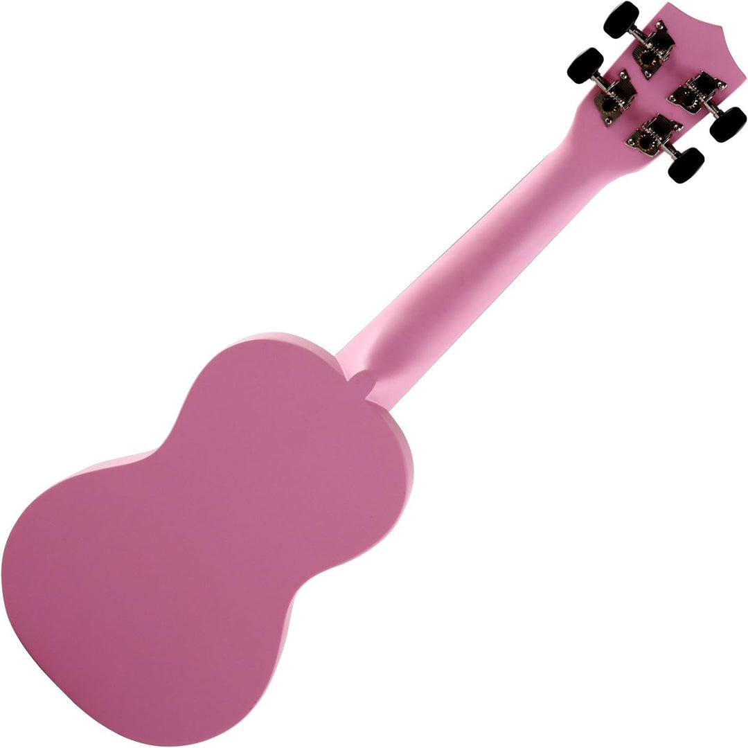 Classic Cantabile US-100 PK Sopranukulele (Ukulele, Uke, 15 Bünde, leichtgängige Gitarrenmechanik) p