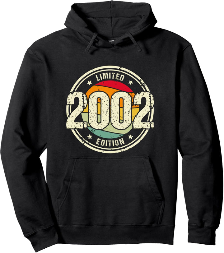 Retro 22 Jahre Jahrgang 2002 Limited Edition 22. Geburtstag Pullover Hoodie