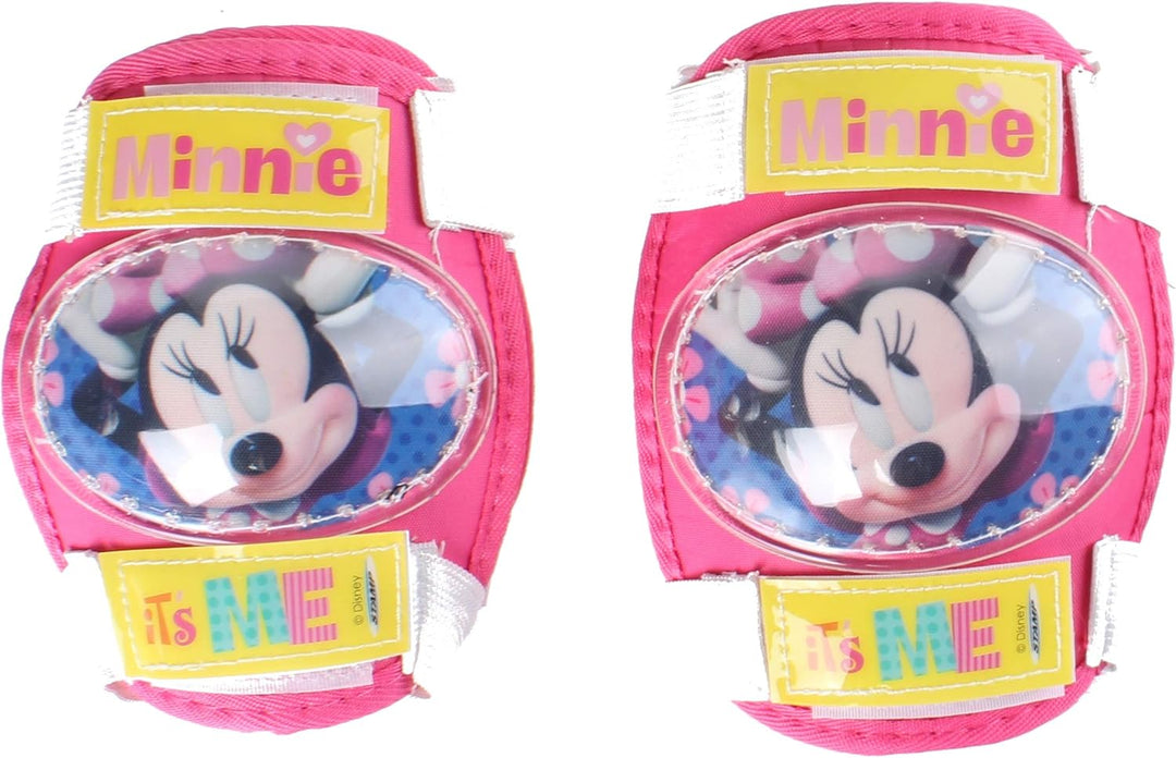 STAMP - HELM mit einstellbaren Tailleneinstellungen + ELLBOGEN und KNIESCHÜTZER - MINNIE MINNIE Rosa