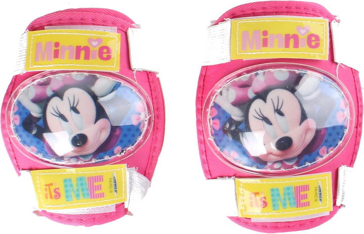 STAMP - HELM mit einstellbaren Tailleneinstellungen + ELLBOGEN und KNIESCHÜTZER - MINNIE MINNIE Rosa