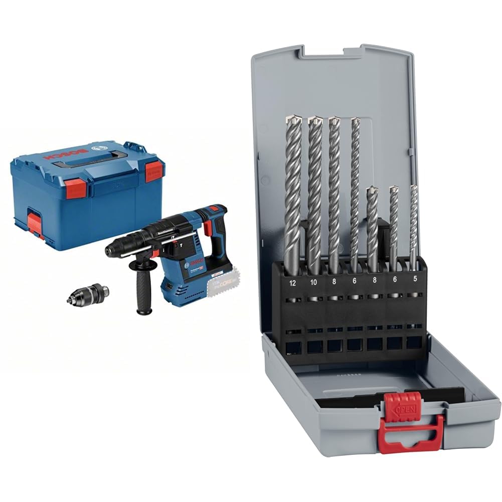 Bosch Professional 18V System Akku Bohrhammer GBH 18V-26 F (KickBack Control, inkl. Schnellspannbohr