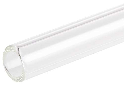APS Trinkhalme, Getränkehalm, Trinkröhrchen aus Glas, 35er Set, Ø 1 cm, transparent, 21 cm, spülmasc