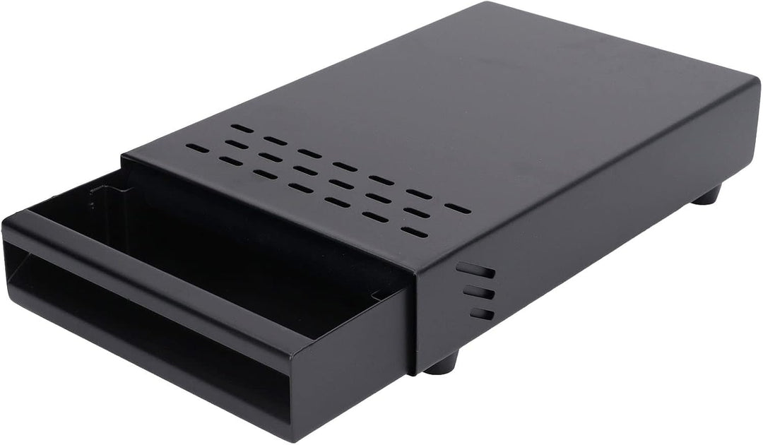 Wakects Kaffee-Klopf-Box-Behälter, Edelstahl-Gummi-Kaffeemehl-Klopf-Box-Rest-Pulver-Eimer-Schublade