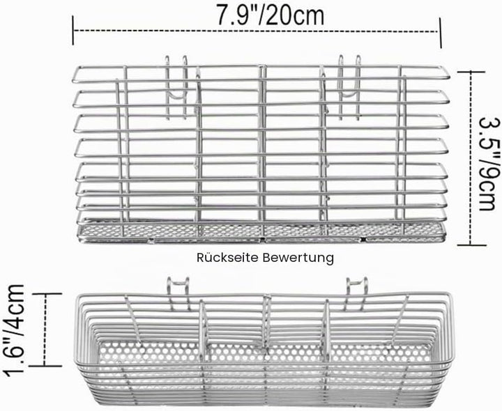 iPEGTOP Erweiterbares Abtropfgestell für Geschirr – Rostfreies Edelstahl Abtropfkorb für Spüle, Mult