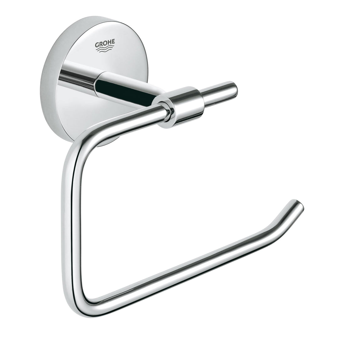 GROHE Bau Cosmopolitan - WC-Papierhalter (Material: Metall, verdeckte Befestigung, zum bohren oder k