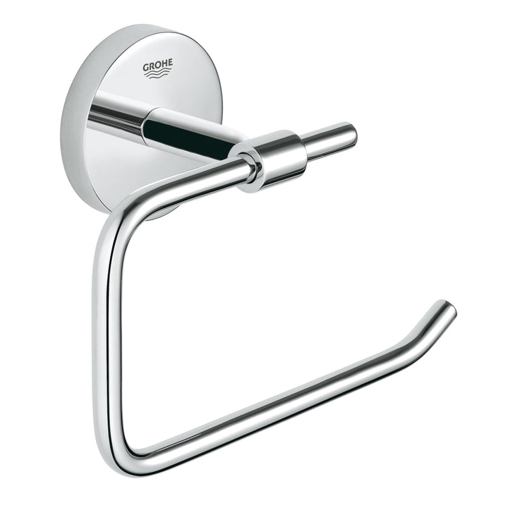 GROHE Bau Cosmopolitan - WC-Papierhalter (Material: Metall, verdeckte Befestigung, zum bohren oder k
