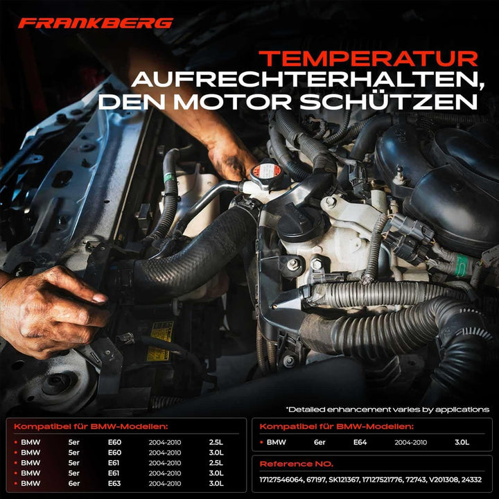 Kühlerschlauch Links Oben für 5er/5er Touring 6er E60 E61 E63 E64 523 525 530 630 Stufenheck Kombi C