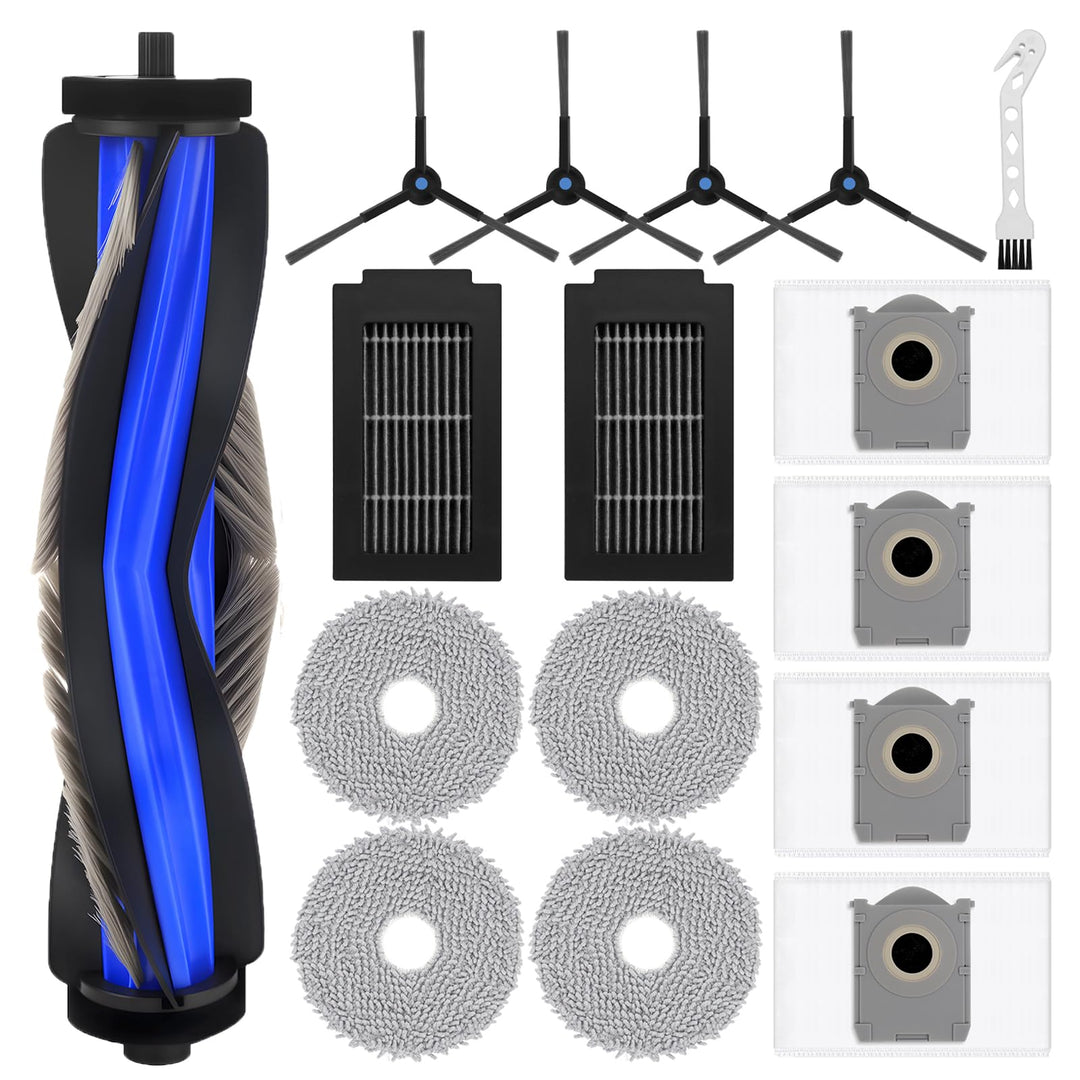 16 Stück Ersatz-Zubehör-Set für Ecovacs Deebot T50 Max/T50 Pro/T50 Omni/T50 Pro Omni Staubsauger, Ha