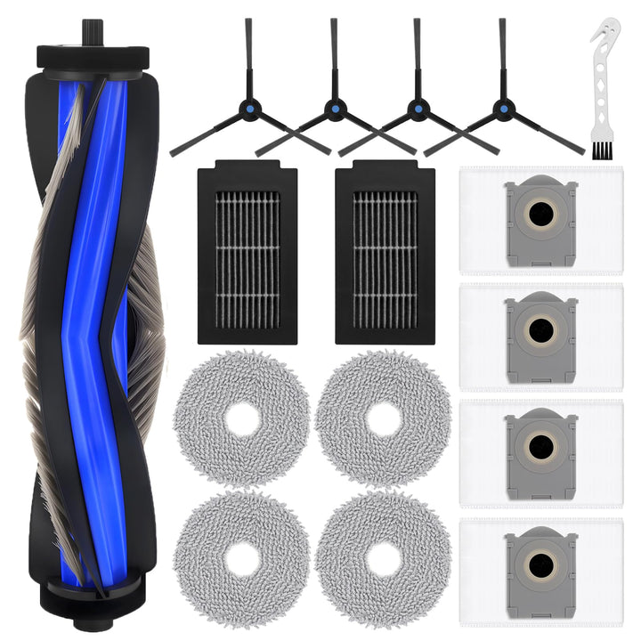 16 Stück Ersatz-Zubehör-Set für Ecovacs Deebot T50 Max/T50 Pro/T50 Omni/T50 Pro Omni Staubsauger, Ha