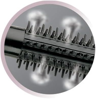 Remington heisse Rundbürste mit Dampf-System CB4N für Wellen, Locken und Volumen, pink/schwarz , 1er