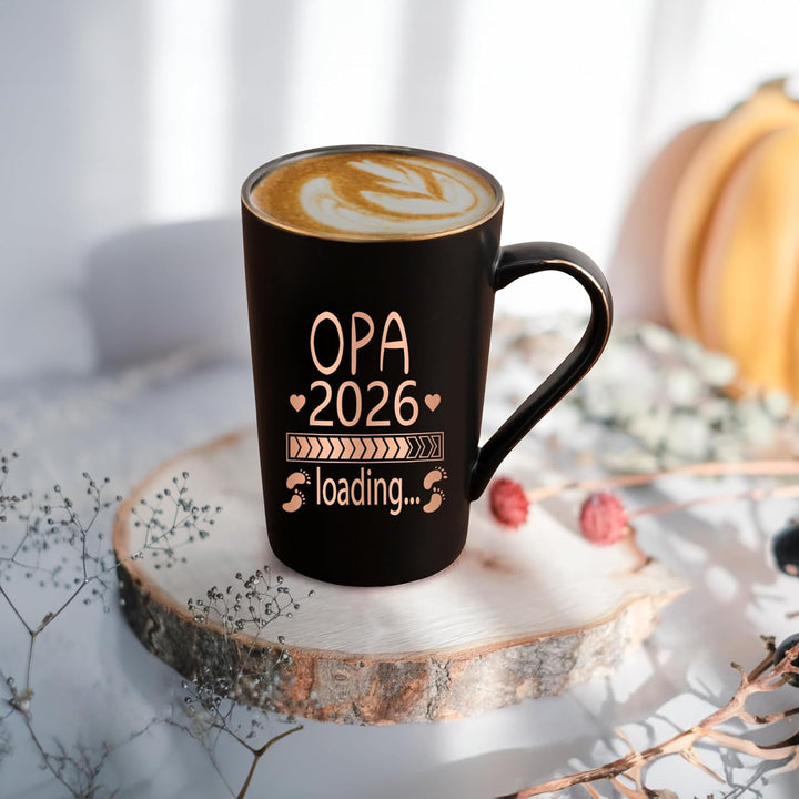 Opa Tasse 2026 Loading, Du Wirst Opa Kaffeetasse, Geschenk für Werdende Grosseltern zu Weihnachten,