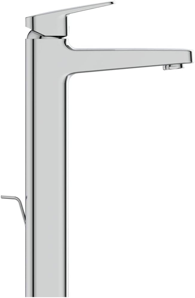 Ideal Standard BD238AA Ceraplan Waschtischarmatur mit Zugknopf-Ablaufgarnitur Auslaufhöhe 247mm mit