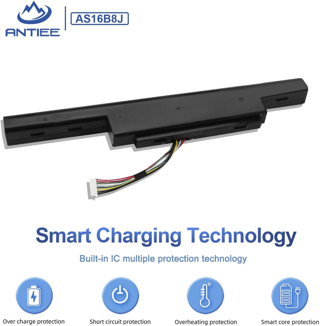 ANTIEE AS16B5J AS16B8J Akku für Acer Aspire 15.6" E5-575G E5-575G-53VG E5-575G-75MD E5-575-33BM E5-5