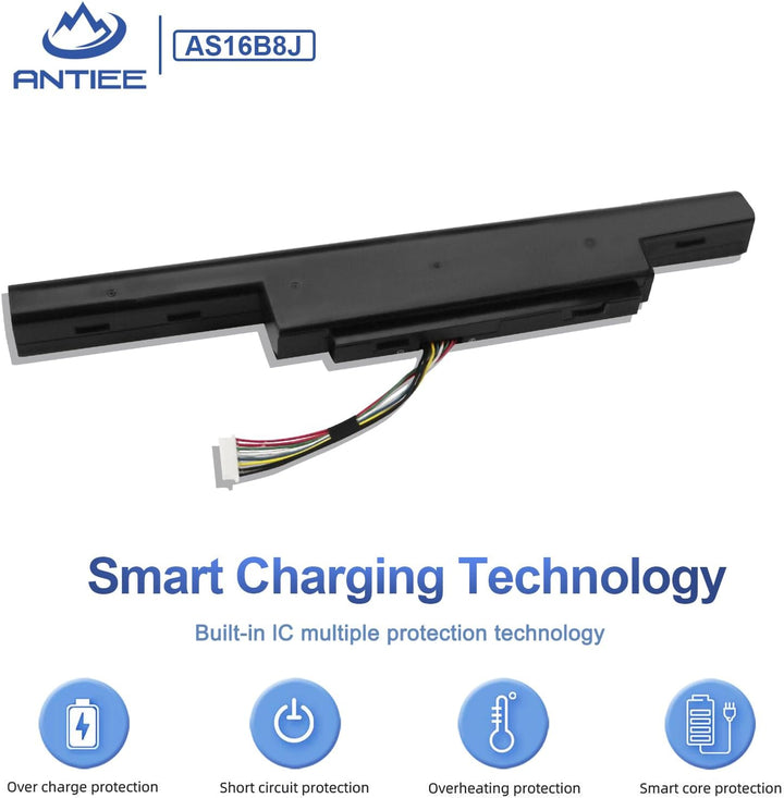 ANTIEE AS16B5J AS16B8J Akku für Acer Aspire 15.6" E5-575G E5-575G-53VG E5-575G-75MD E5-575-33BM E5-5