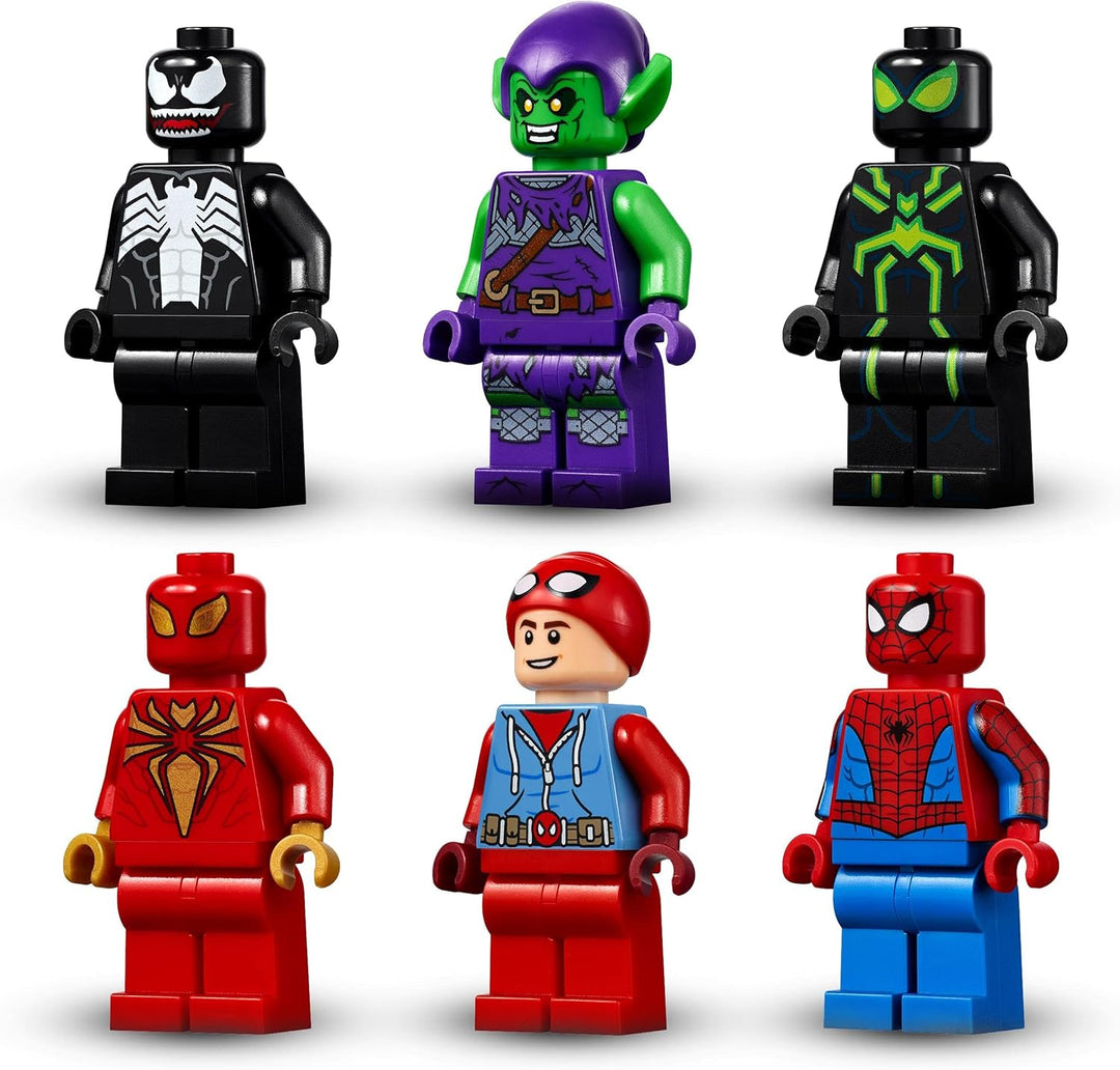 LEGO 76175 Marvel Angriff auf Spider-Mans Versteck Bauset mit Green Goblin und Venom Figuren, Superh