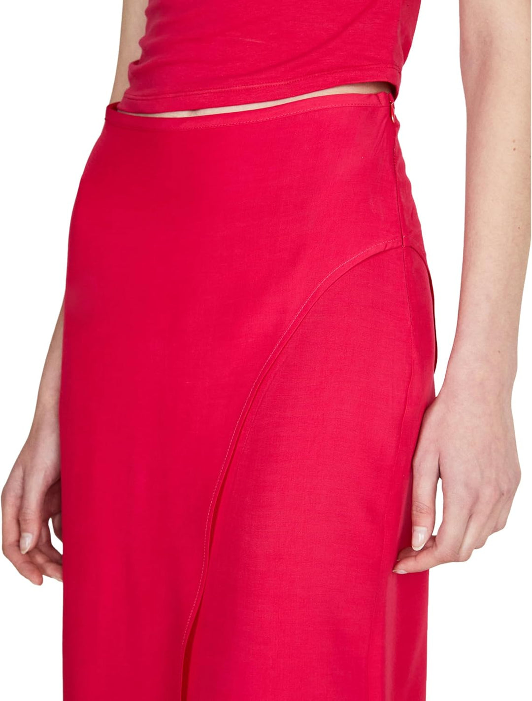 Sisley Damen Skirt 36 Fuchsia 39c, 36 Fuchsia 39c