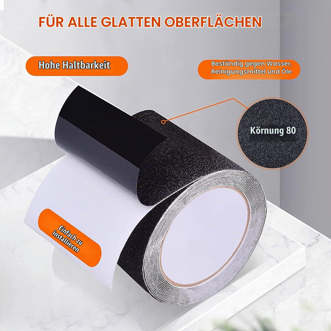 Antirutsch Klebeband, 5cm*18m Antirutsch Treppenstufen, Anti-Rutsch-Band Selbstklebend, für Drinnen/