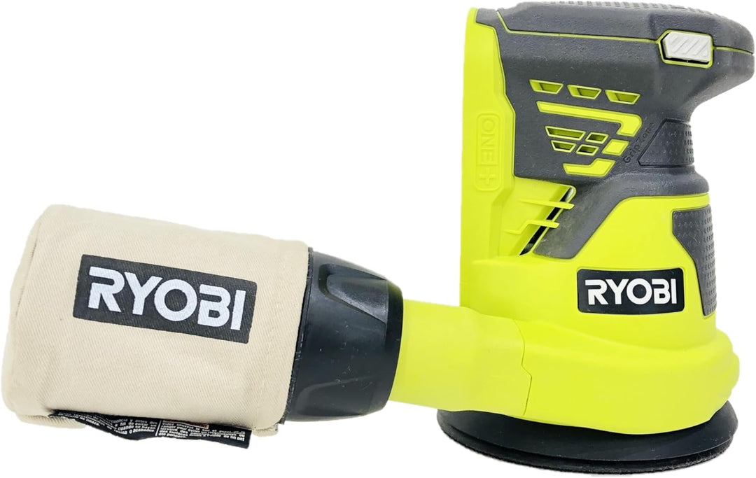 RYOBI Exzenterschleifer-Set mit Akku und Ladegerät (keine Einzelhandelsverpackung, Grosspackung, 18
