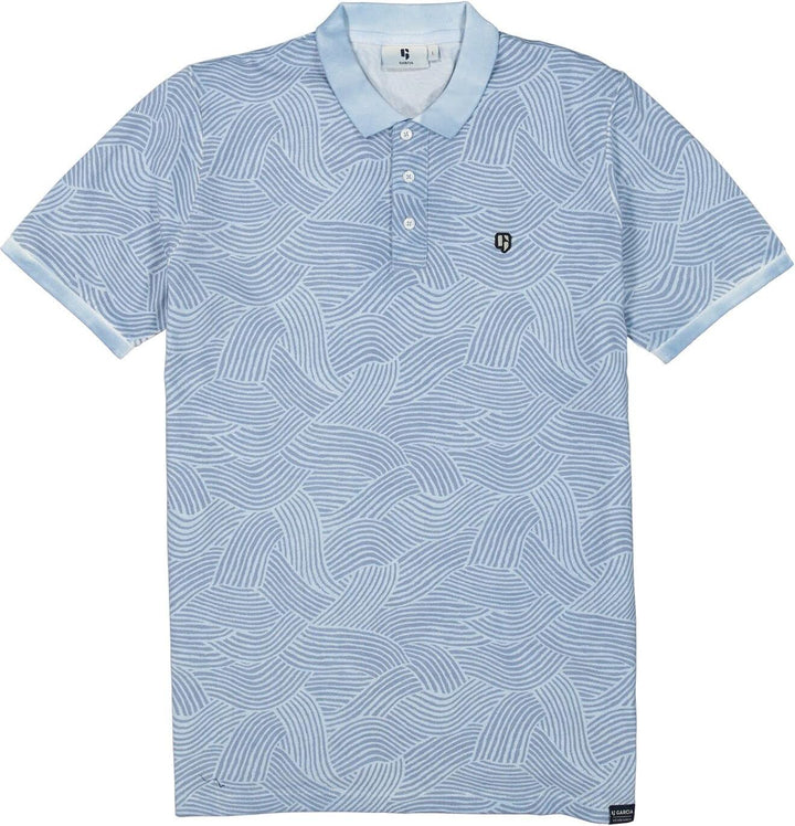 GARCIA Herren Polo, Dusty Blue