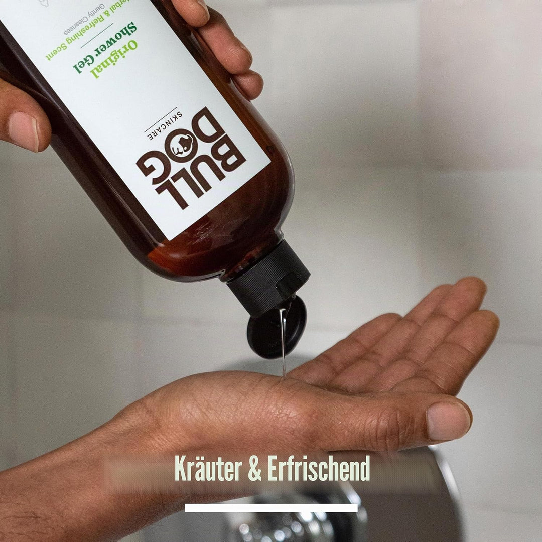 BULLDOG Skincare - Body Care Collection, Geschenkset für Männer (x1 Original Duschgel 500ml, x1 Gesi