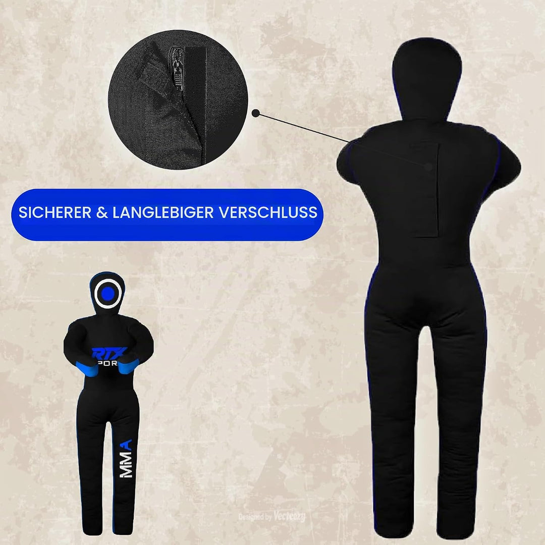 MMA Judo Grappling Dummy – Boxsack für Brazilian BJJ Jiu Jitsu Standposition Wrestling BJJ Dummy für